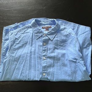 NWOT Michael Kors Light Blue Size Large Dress Shirt, Tailored/Classic Fit